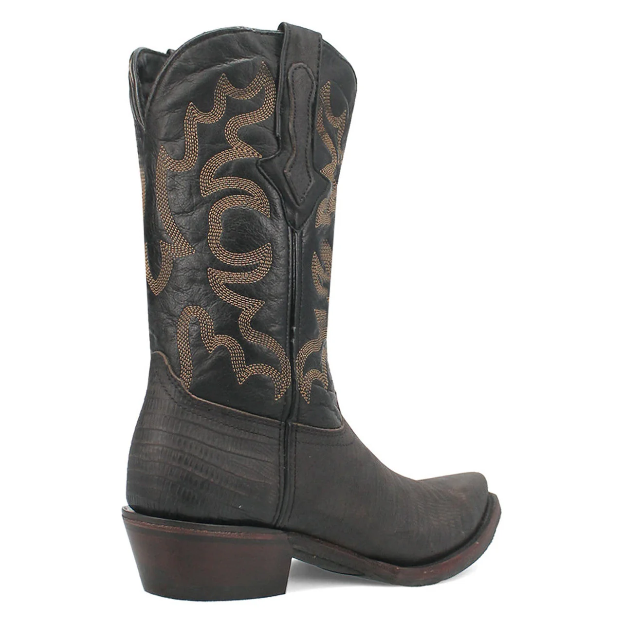 Dingo The Duke Black Snip Leather Western Boots - Image 8