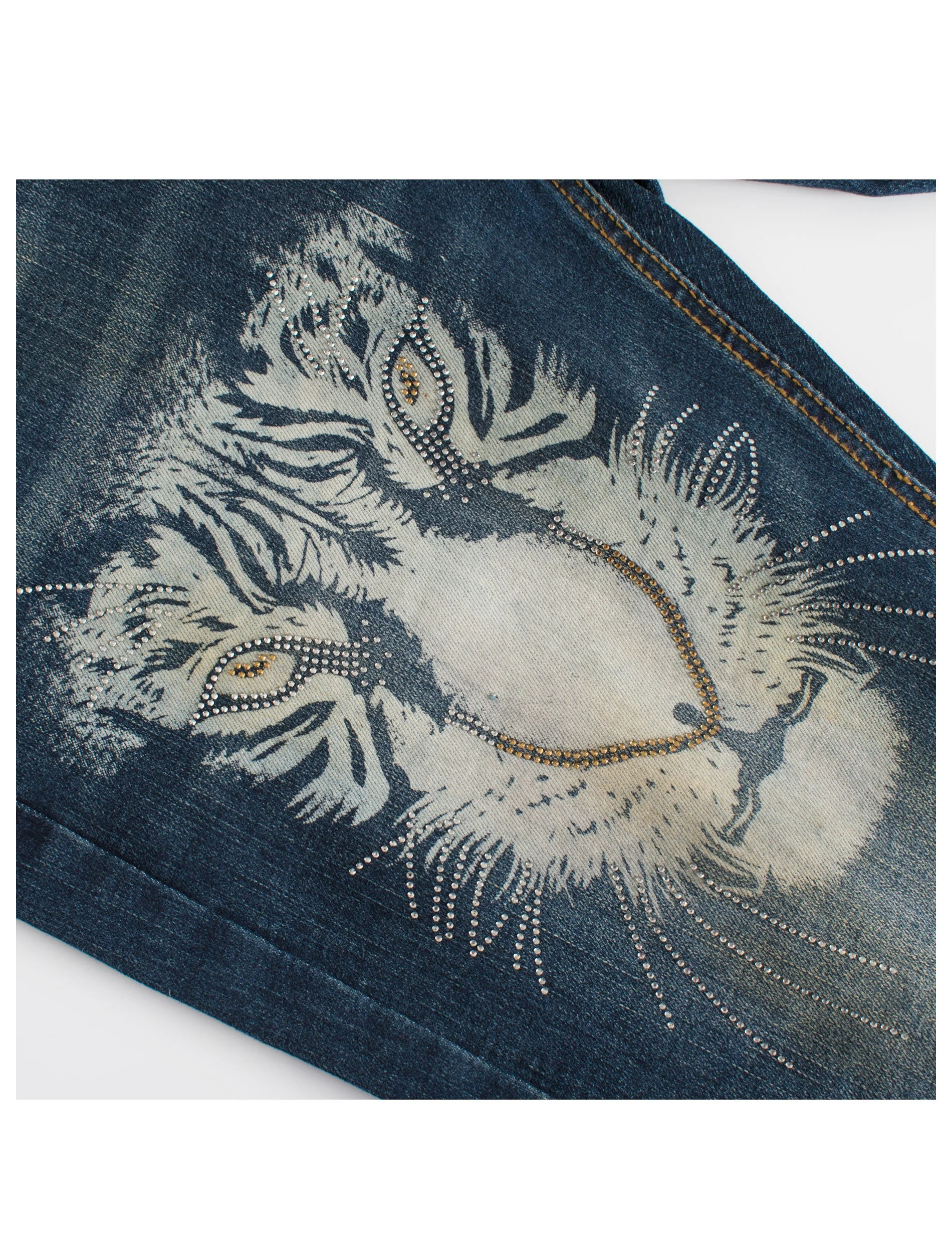 Tigger Motif on Skinny Blue denim - Image 3