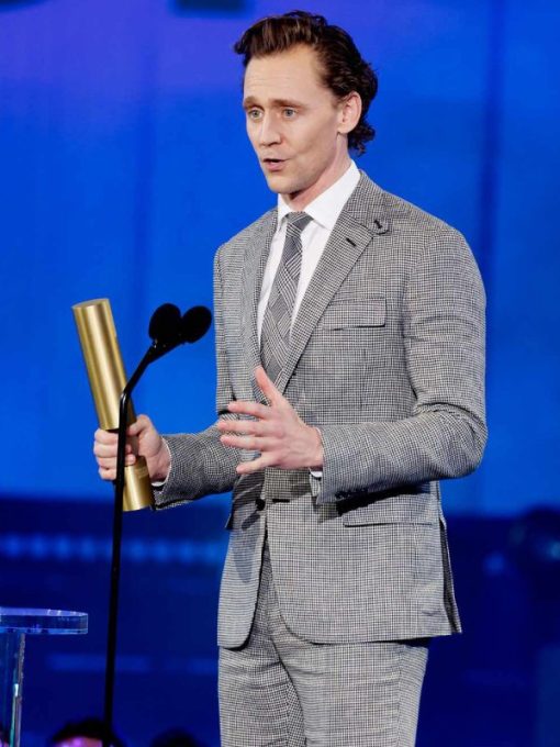 Tom Hiddleston People’s Choice Awards Gray Suit - Image 4