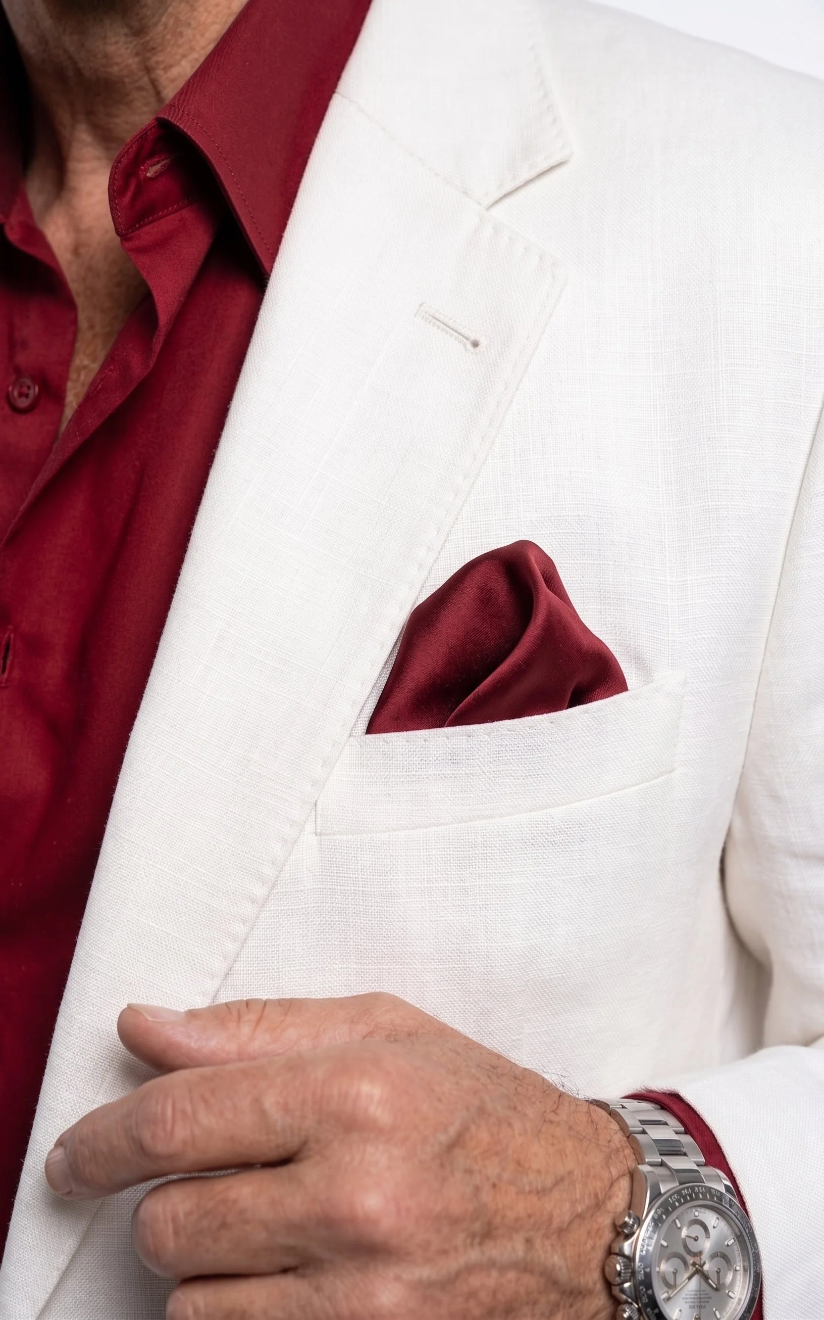 Tony Montana’s White Blazer Red Shirt Black Pants – Men’s White Blazer Outfit with Red Shirt and Black Trousers for Party, Wedding and Vintage Style Wear - Image 13