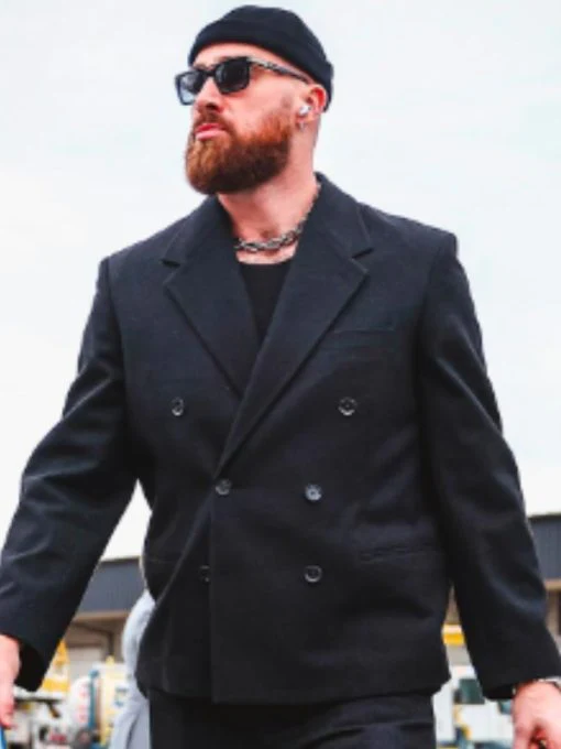 Travis Kelce AFC Championship Black Suit - Image 2