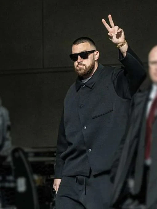 Travis Kelce Black Suit - Image 2