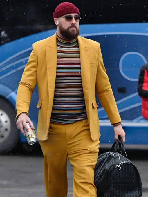 Travis Kelce Yellow Suit - Image 2