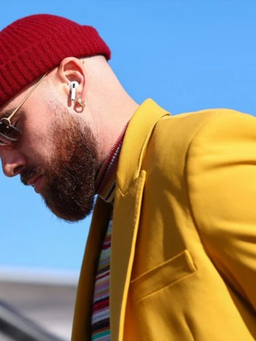 Travis Kelce Yellow Suit - Image 4