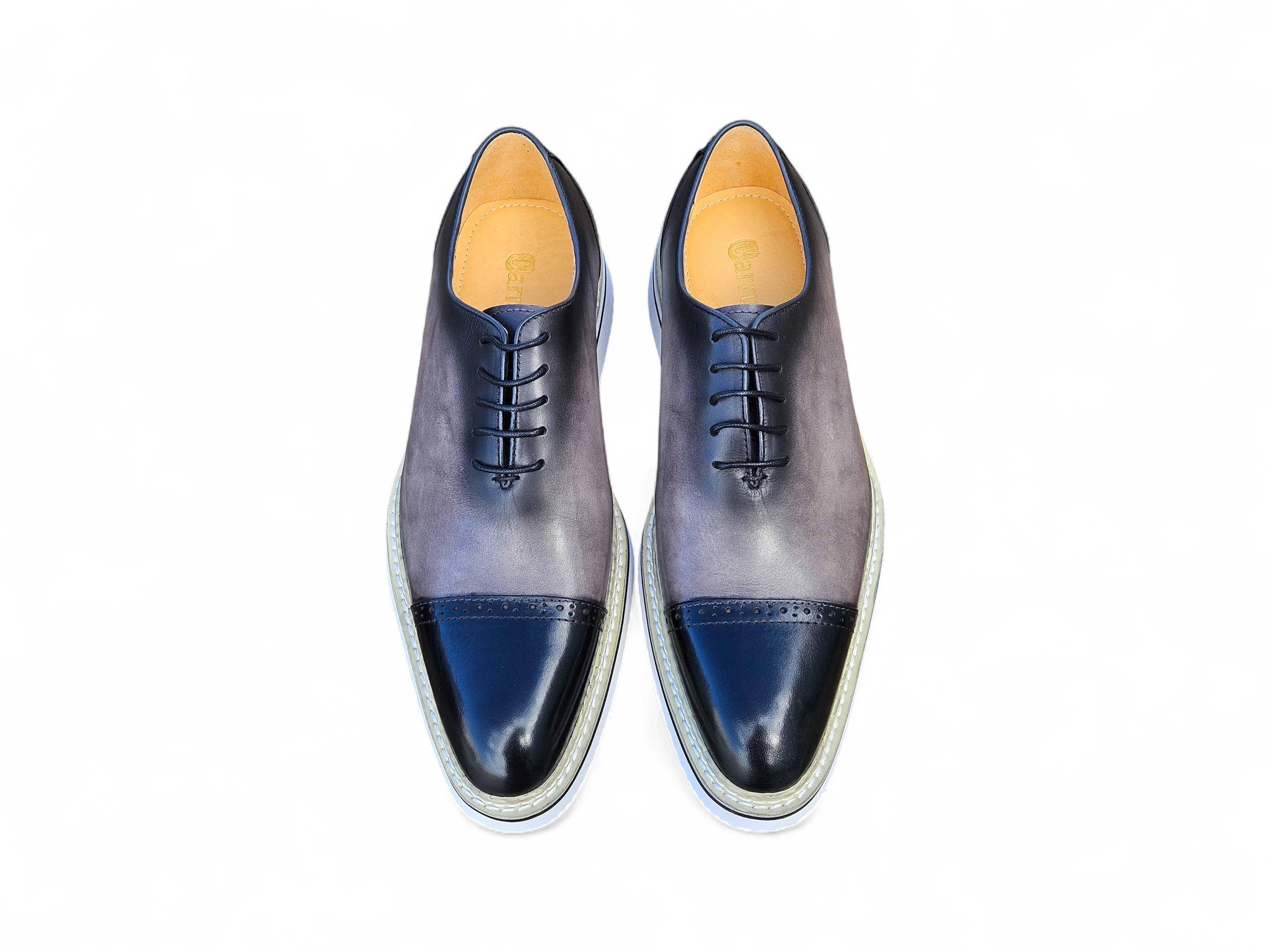 Two Tone Cap toe Calfskin Oxford - Image 10