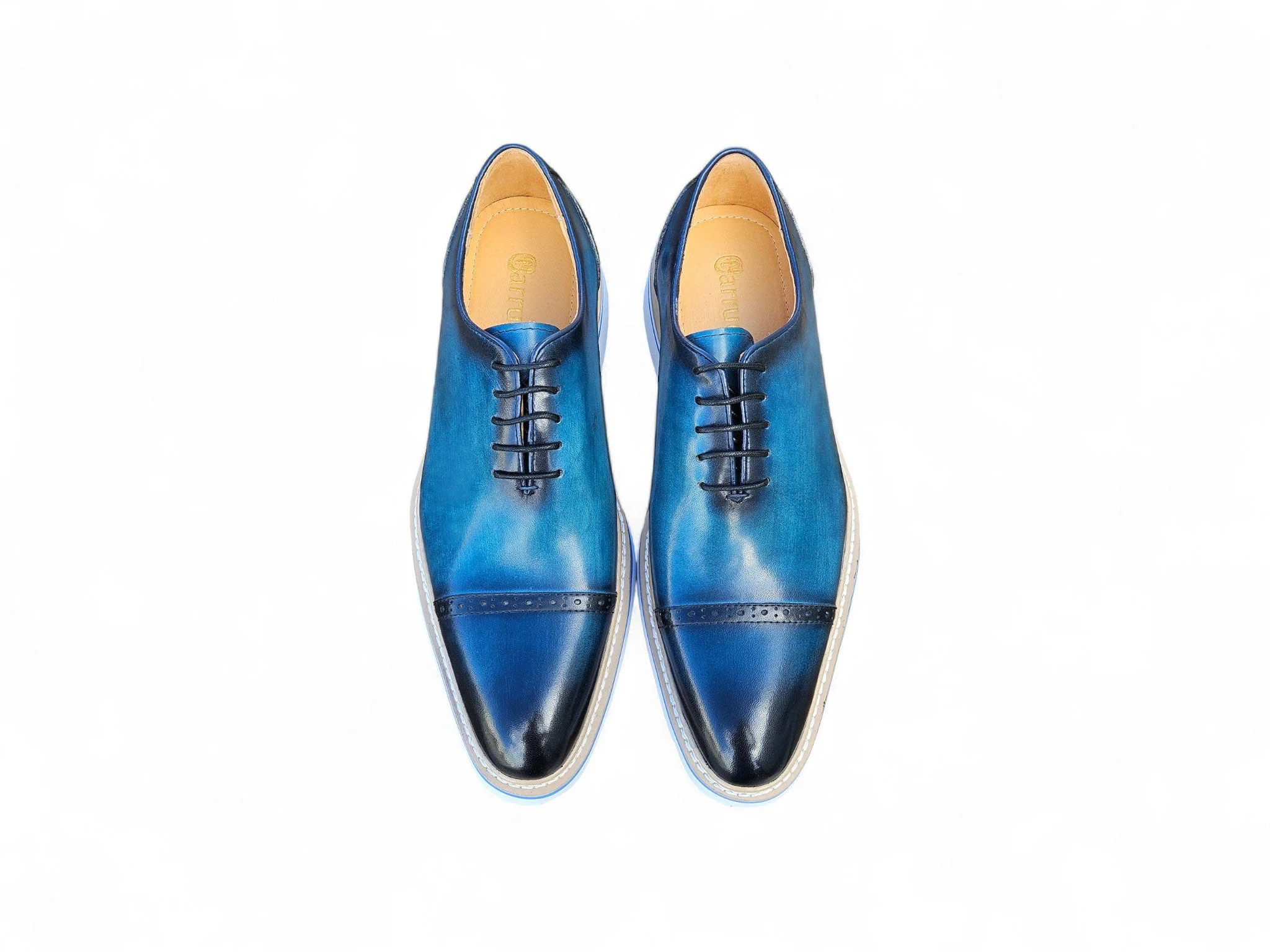 Two Tone Cap toe Calfskin Oxford - Image 14