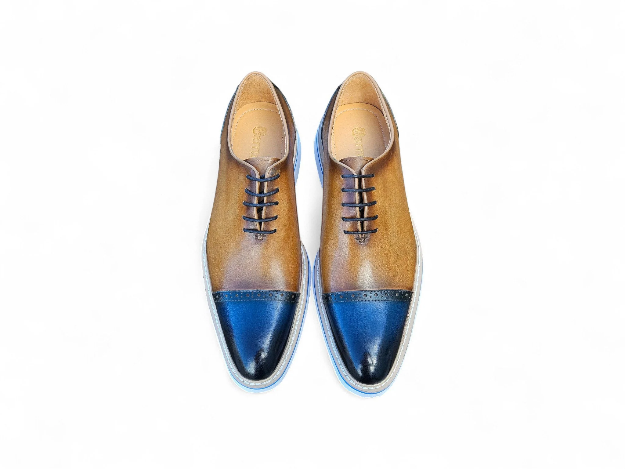 Two Tone Cap toe Calfskin Oxford - Image 16