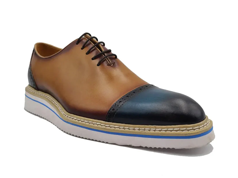 Two Tone Cap toe Calfskin Oxford - Image 17