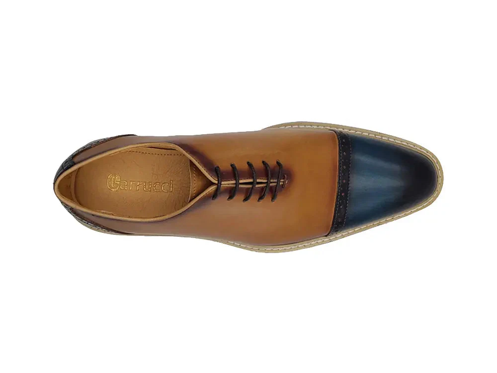 Two Tone Cap toe Calfskin Oxford - Image 19