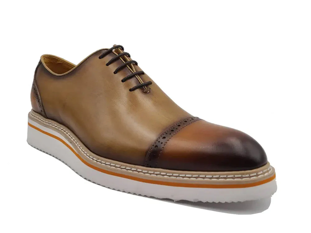 Two Tone Cap toe Calfskin Oxford - Image 7