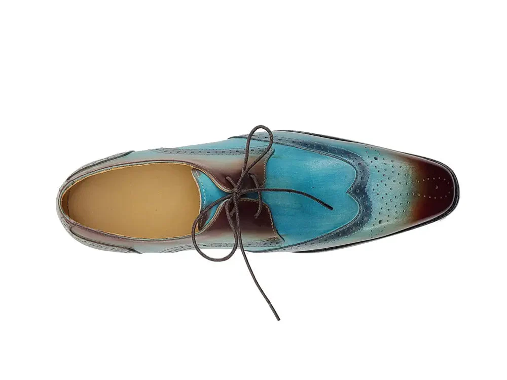 Two Tone Wingtip Blucher Oxford - Image 11