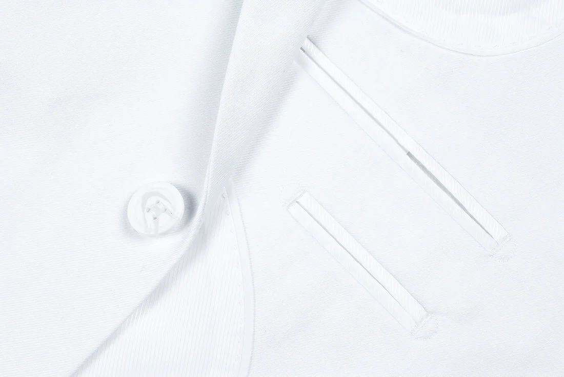 Vanderbilt Collection - Classic 2 Piece Suit 2 Buttons Regular Fit In White - Image 4