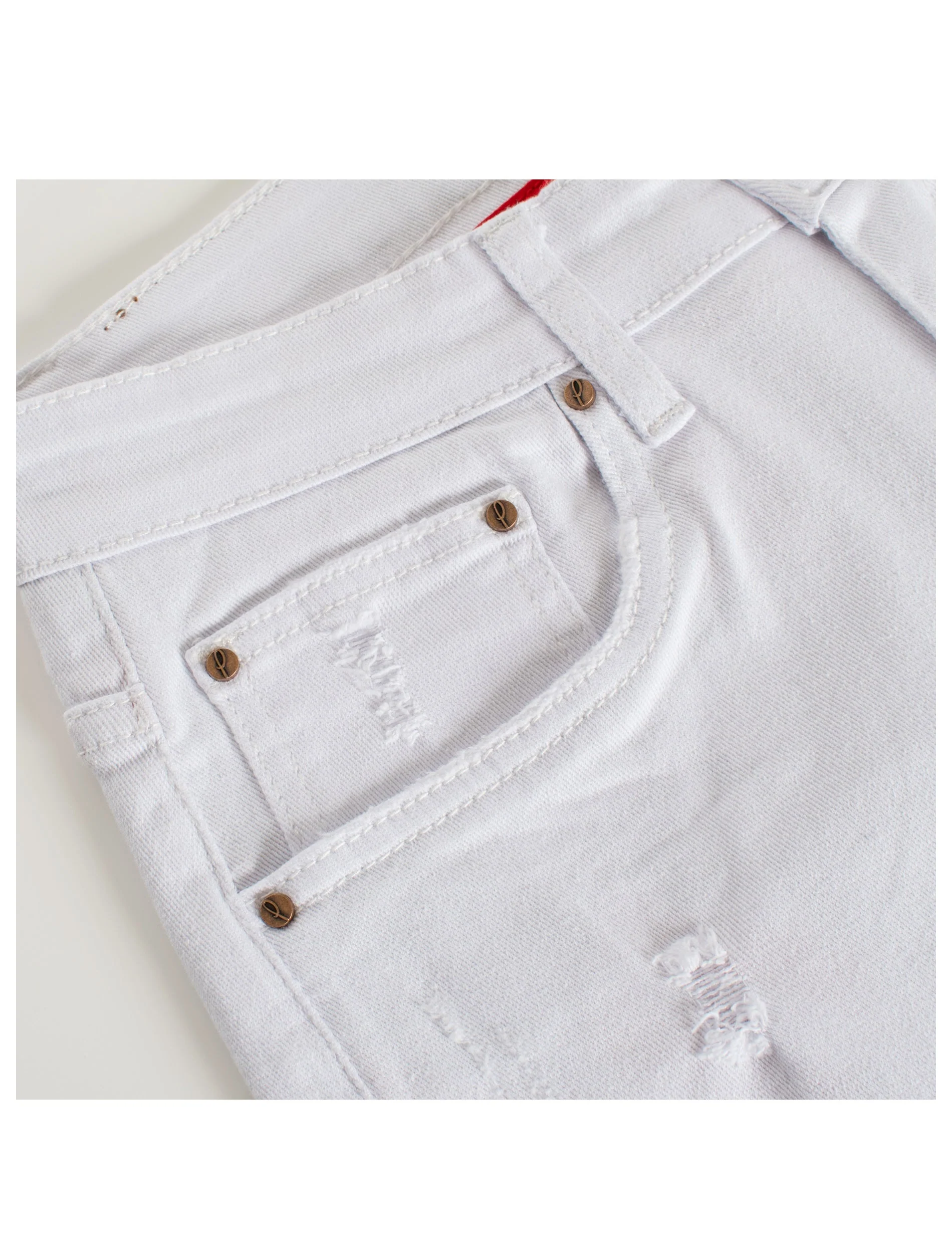 PX Jean with Python snake skin knee Patch - Image 4
