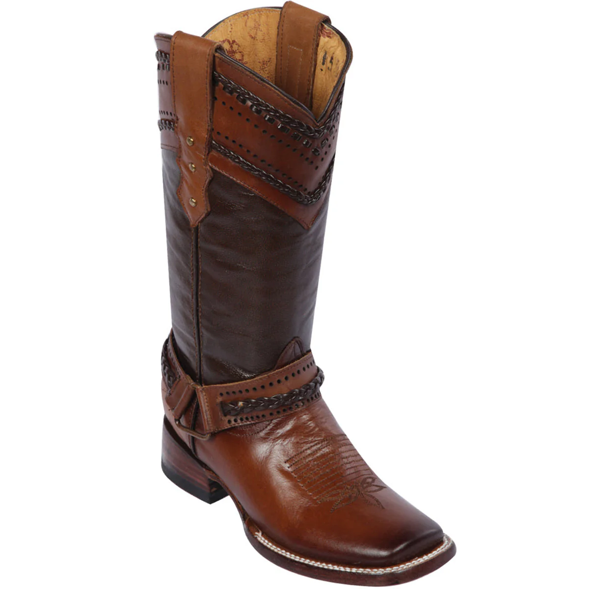 Wide Square Toe Cowgirl Boots