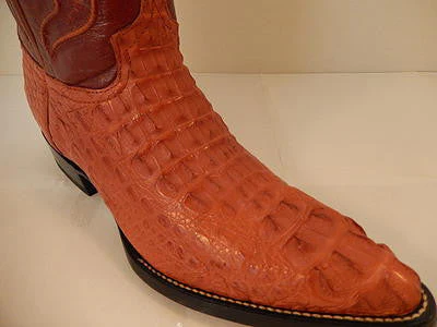 Wild West Boots Cognac Crocodile Cowboy Boot - Image 2