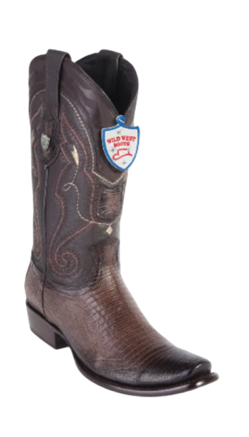 Wild West Botas de Armadillo Horma Dubai Toe Faded Brown