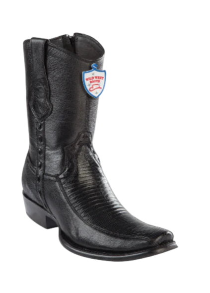 Wild West Botas de Armadillo Horma Dubai Toe Black