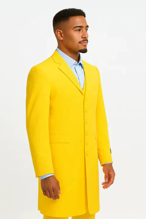 Yellow Zoot Suit - Mens Fashion Golish Yellow 1920s Vintage Look - Image 5