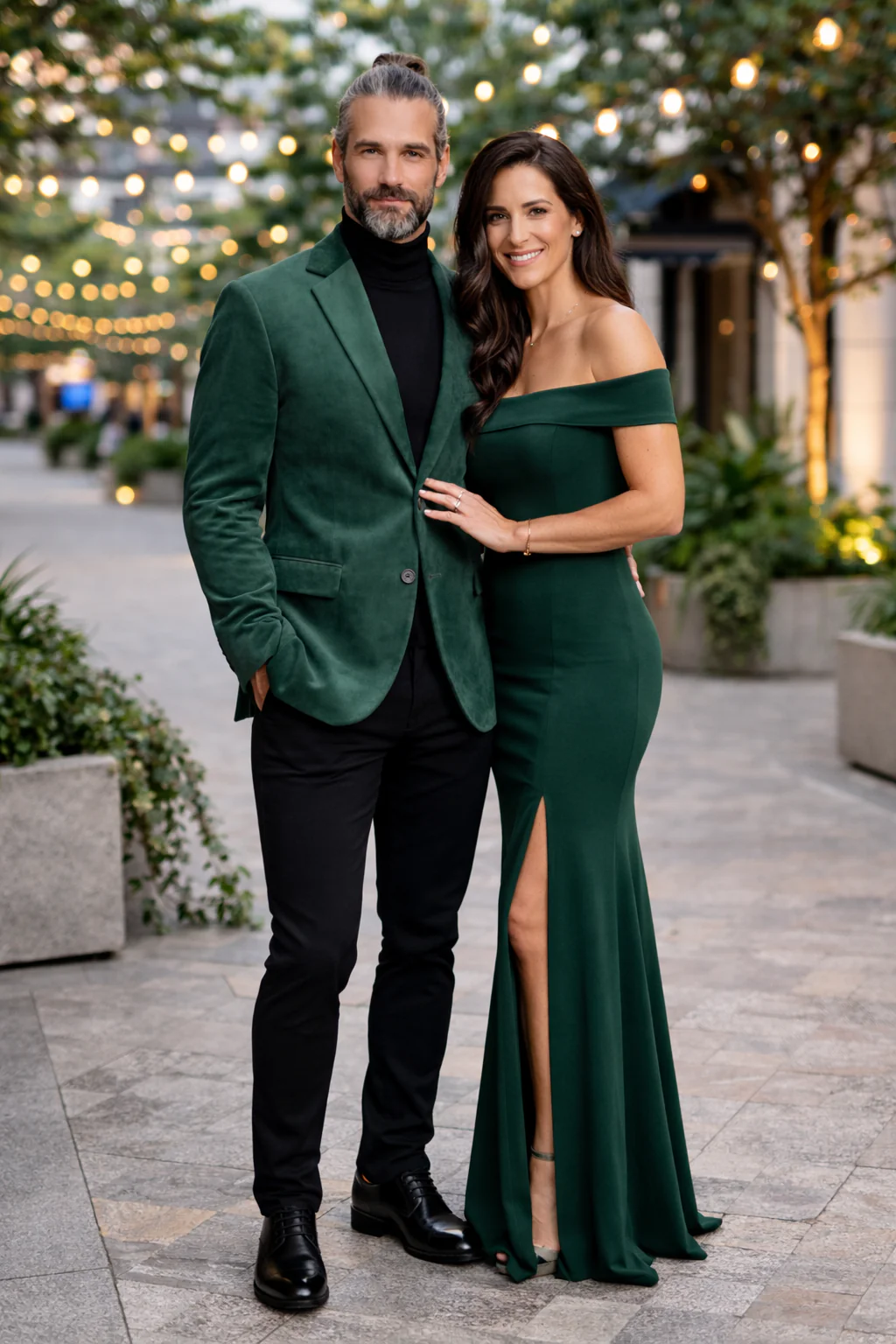 Zacchi Men’s Hunter Green Micro Suede Sport Coat - Image 5