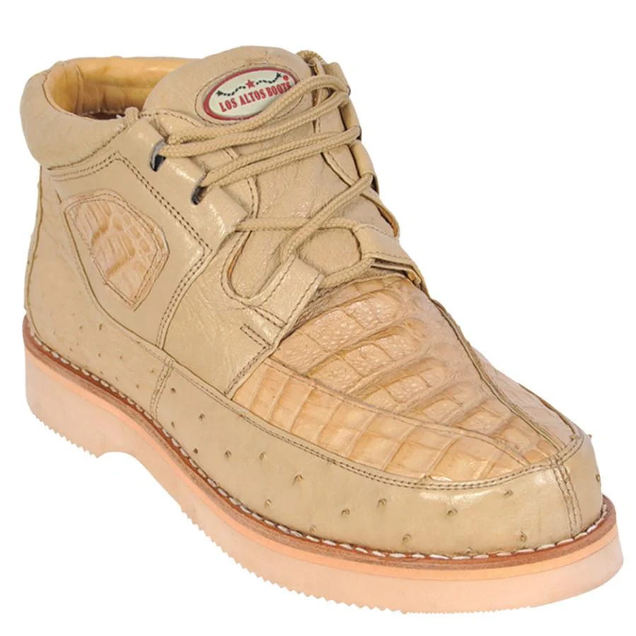 Zapato Piel Caiman y Avestruz LAB-ZA050211