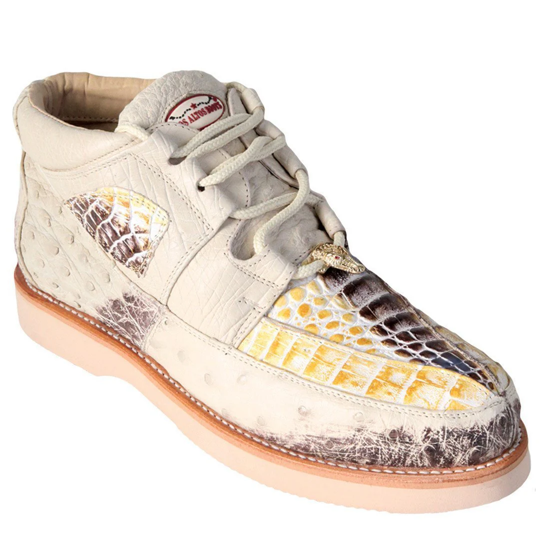 Zapato Piel Caiman y Avestruz LAB-ZA050249